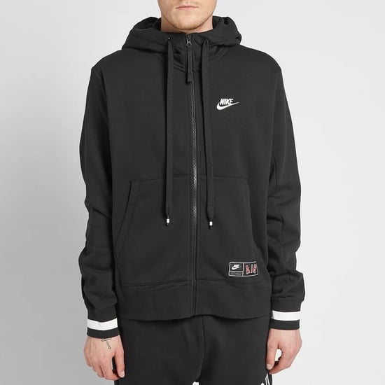 Nike Air trainingspak voor heren met doorlopende ritssluiting volledig in zwart - Image 3