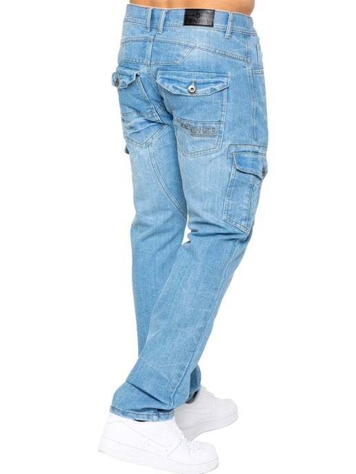 Enzo | Mens Straight Leg Jeans - Image 3