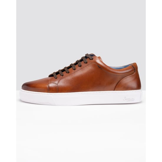 Oliver Sweeney Hayle Antiqued Calf Leather Mens Trainers - Image 3