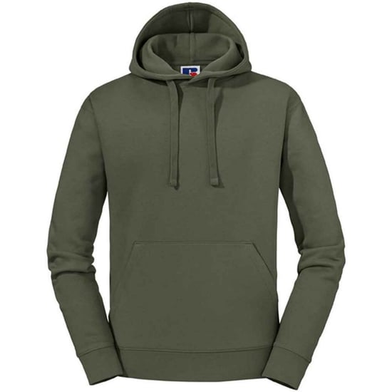 Russell Mens Authentic Hoodie (Olive Green) - Image 1