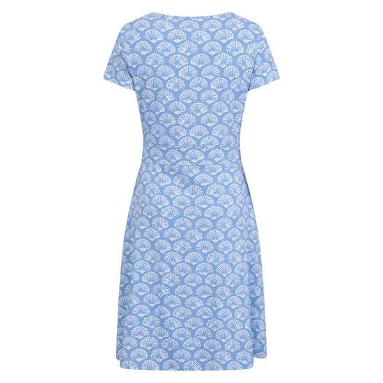 Mountain Warehouse Womens/Ladies Orchid Seashells UV Protection Midi Dress (Light Blue) - Image 2