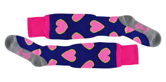 Hockeysokken met Kleurrijke Coole Grappige Funky Ontwerpen | Hingly | Heren & Dames | Ideaal voor Sport - Harten - Image 2