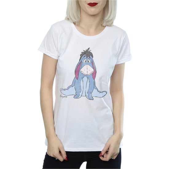 Disney Womens/Ladies Winnie The Pooh Classic Eeyore Cotton T-Shirt (White)