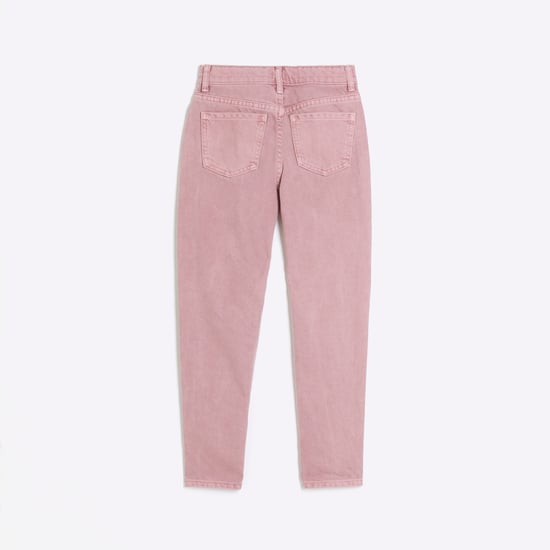 River Island Girls Mom Jeans Pink