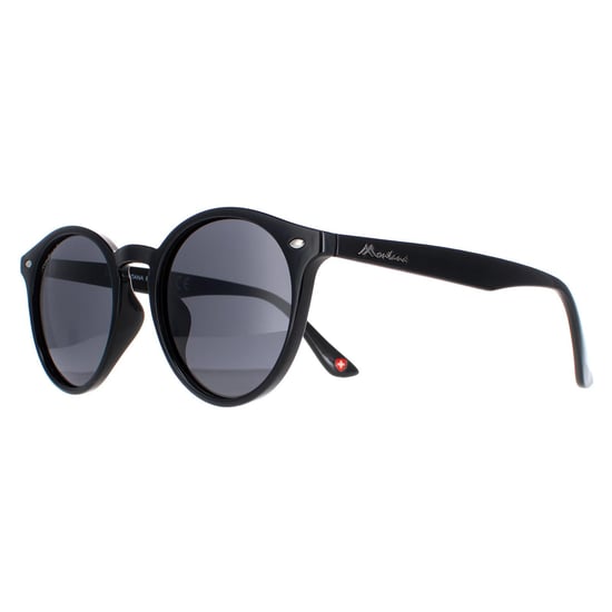Montana Round Unisex Black Smoke Polarized MP20