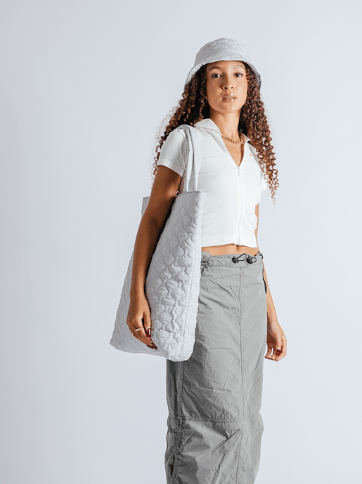 Quilted Nylon Bucket Hat