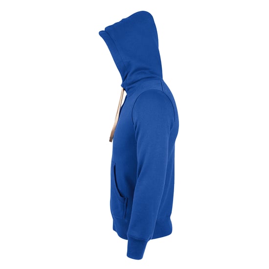 SOLS Sherpa Unisex Zip-Up Hooded Sweatshirt / Hoodie (Royal Blue) - Image 3