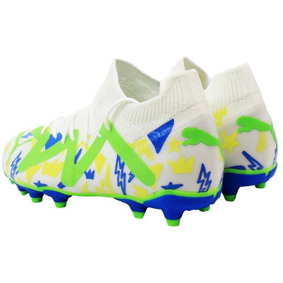 Puma Future Match x Neymar FG/AG Barn Fotbollsskor Vita - Image 3
