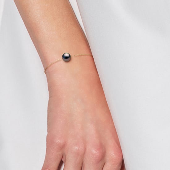 DIADEMA - Bracelet - Tahitian Pearl - Yellow Gold