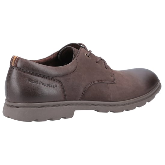 Hush Puppies Mens Trevor Leather Oxfords (Brown) - Image 2