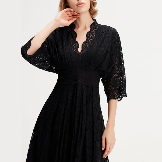 Kimono Sleeves Lace Dress