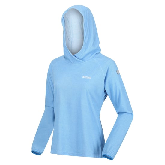 Regatta Womens/Ladies Montes Lightweight Hoodie (Sonic Blue/White) - Image 3