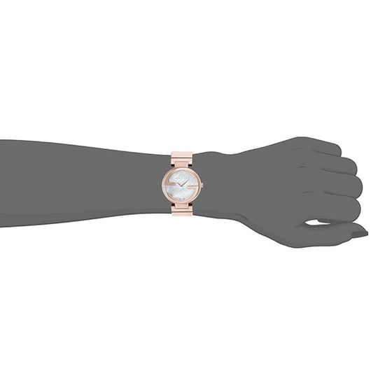 Gucci YA133515 Interlocking Mother of Pearl Dial Ladies Watch