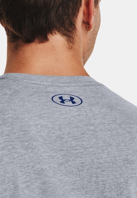 Under Armour Heren UA GL Foundation T Shirt In Grijs - Image 3