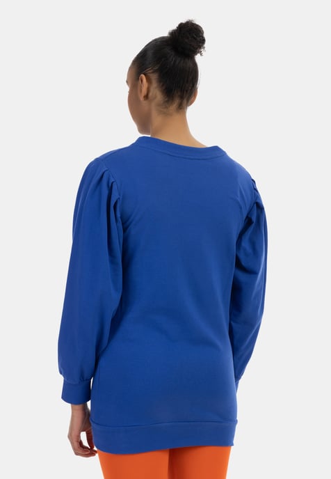 Mymo Sweatshirt Dames KONING BLAUW - Image 4