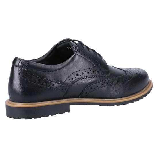 Hush Puppies Girls Verity Leather Brogues (Black/Tan) - Image 2