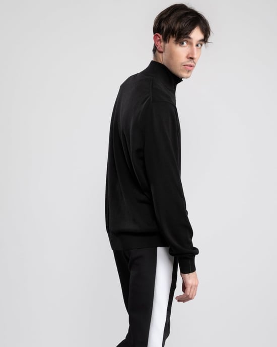 Lacoste Half Zip Logo Mens Sweatshirt