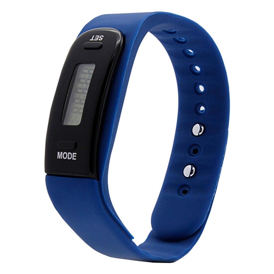 Aquarius AQ 111 Teen Fitness Activity Pedometer Smart Wristband Tracker Blue