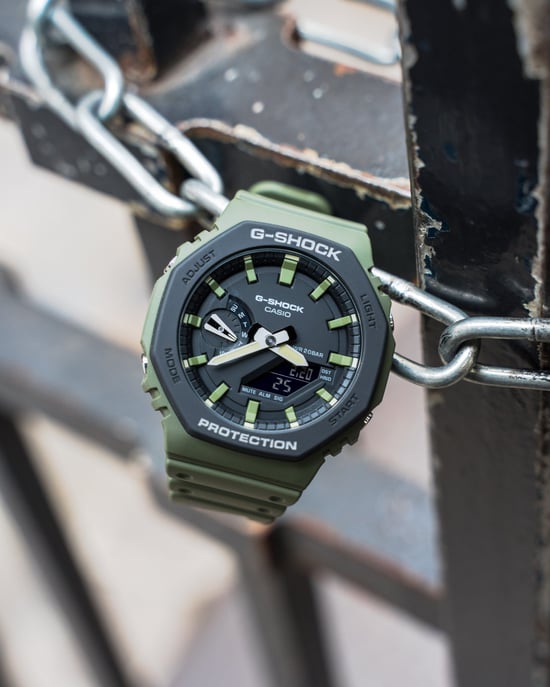 Casio G-shock Men's Green Watch GA-2110SU-3AER - Image 4