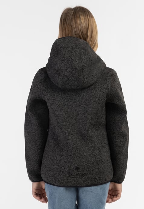 Schmuddelwedda Gebreide fleeceblouse voor meisjes meisjes (kinderen) grijs melange - Image 5