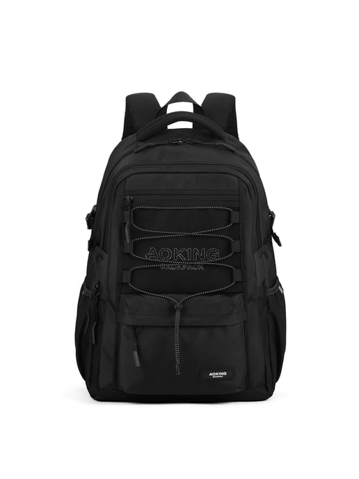 Aoking Backpack Unisex BLACK - Image 1