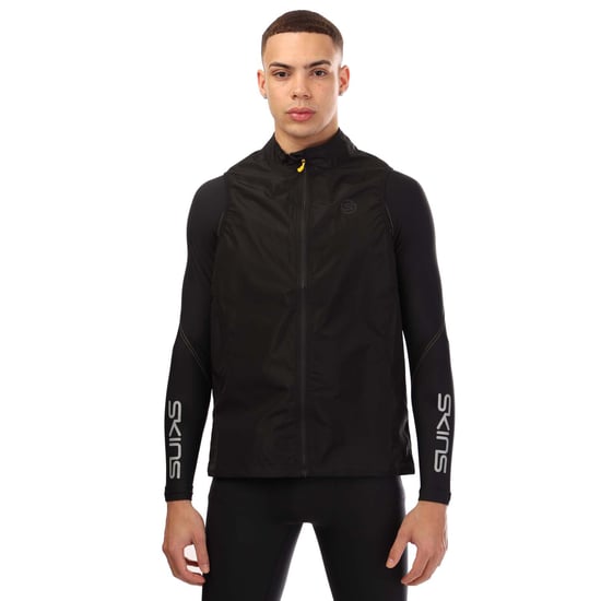 Men's Skins Series-3 Running Gilet in Black