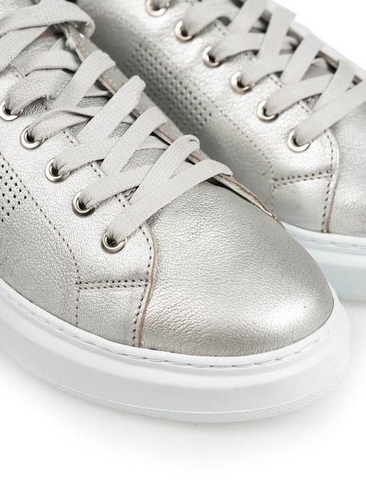 Baldinini Sneaker Woman's Silver - Image 4
