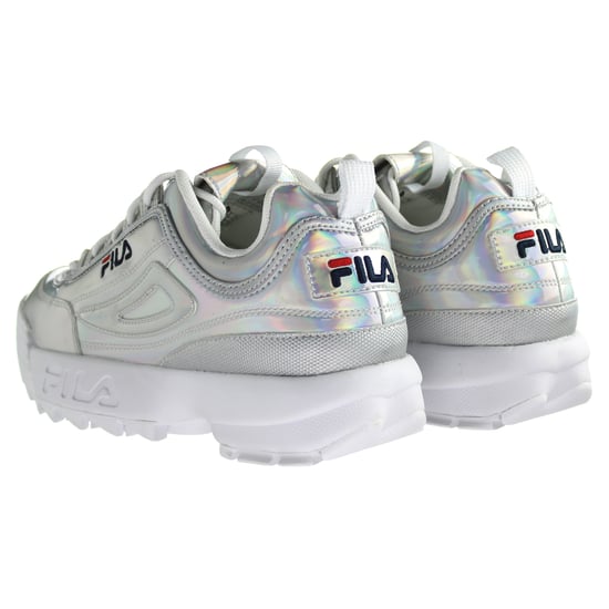 Fila Disruptor M Low Womens Silver Trainers