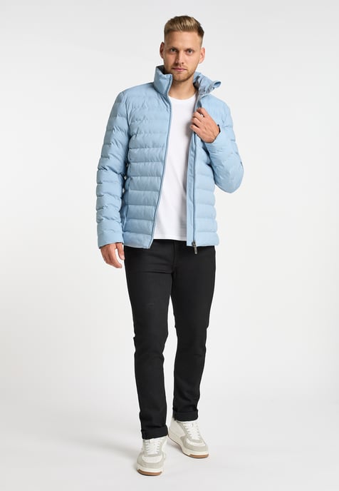 Mo Gewatteerd winterjack mimo Heren lichtblauw - Image 4