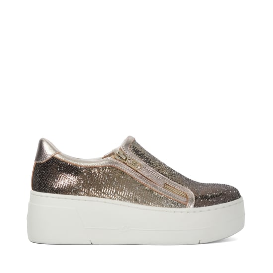 Dune Ladies Episodic - Suede Side Zip Chunky Flatform Trainers - Image 2