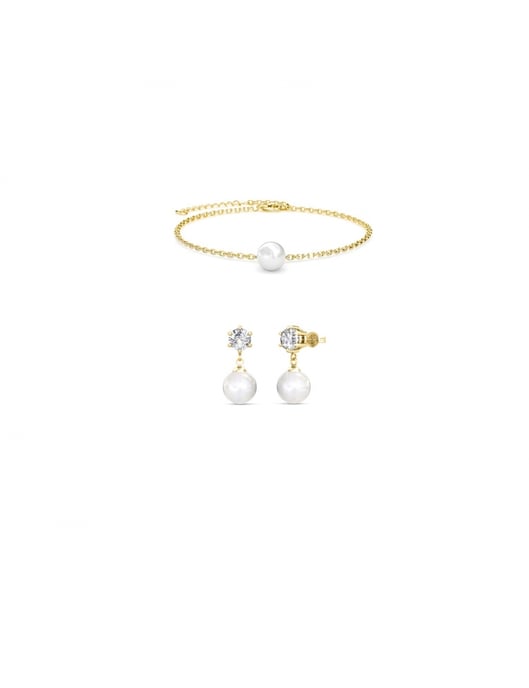 Pauline Crystal Pearl-set en doos - Kristal - Image 1