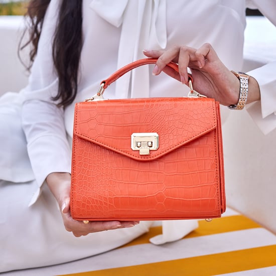 VICTORIA HYDE Duchess Handbag Orange - Image 5