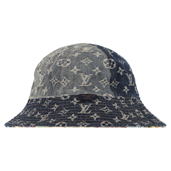 Louis Vuitton Monogram Tapestry Reversible Bucket Hat in Blue Denim - Image 1