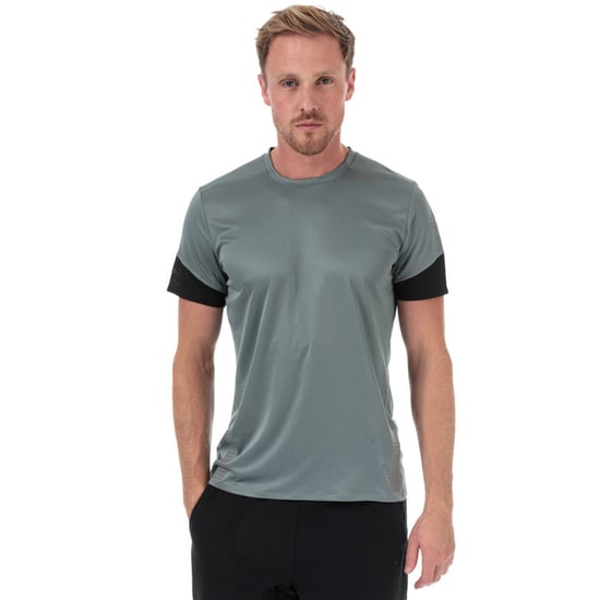 Men's adidas 25/7 Rise Up N Run Parley T-Shirt in Grey - Image 1