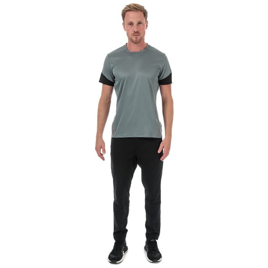 Men's adidas 25/7 Rise Up N Run Parley T-Shirt in Grey - Image 3