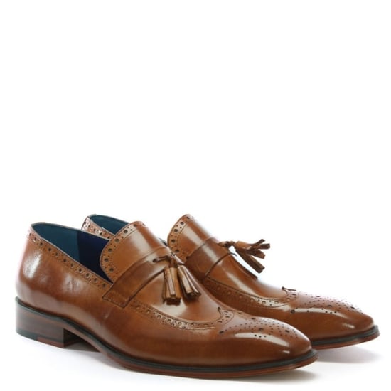 Daniel Evershot Leather Brogue Loafers