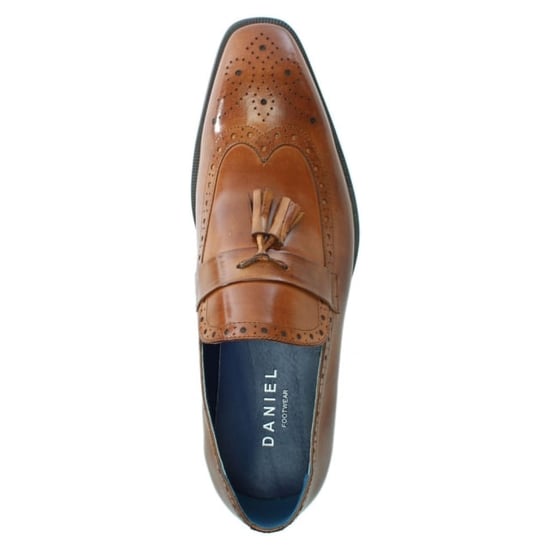 Daniel Evershot Leather Brogue Loafers