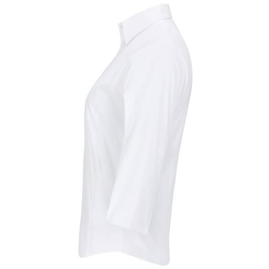 Russell Collectie Dames/Dames 3/4 Mouw Easy Care Gevoelig overhemd (Wit) - Image 3