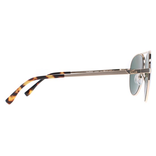 Lacoste Aviator Unisex Gold Green Polarized L233SP