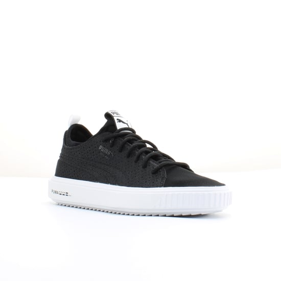 Puma Breaker Mesh Black Textile Mens Lace Up Trainers 369193 01
