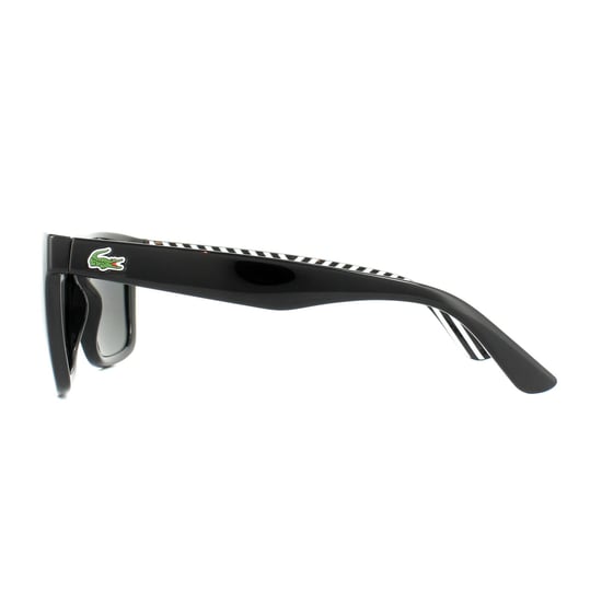 Lacoste Rectangle Mens Black Grey Sunglasses