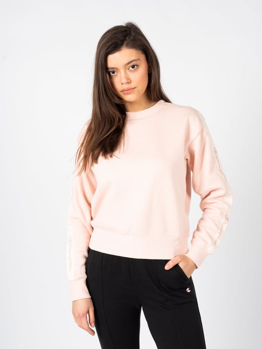 Champion Sweatshirt C-ringad Dam Rosa - Image 3