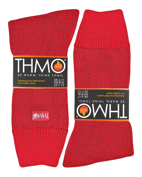 THMO - 1 Pair Mens Thick Fleece Lined Warm Thermal Socks for Winter - Image 2