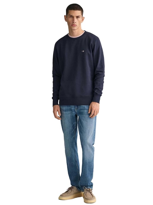 Gant | Mens Shield Crew Neck Sweatshirt - Image 4