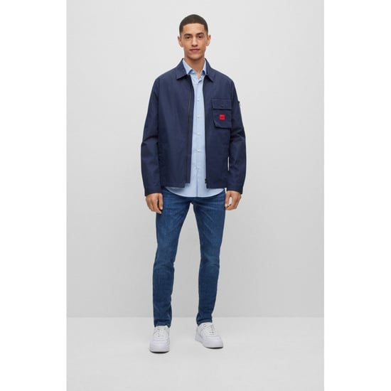 HUGO Emmond Mens Zip Overshirt - Image 5