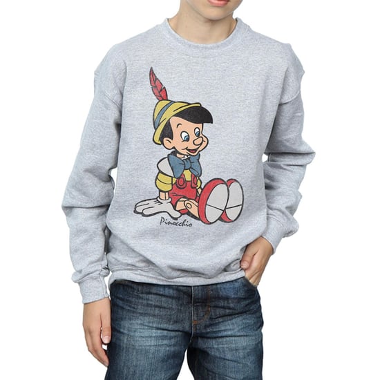 Disney Boys Pinocchio Classic Pinocchio Sweatshirt (Sports Grey)