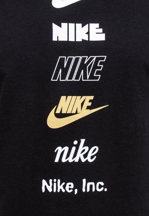 Nike Stack Logo Heren T-shirt in zwart - Image 3