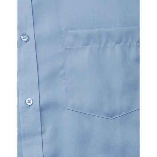 Russell Collection Kortärmad Ultimate Non-Iron Shirt för män (Ljusa himlen) - Image 2