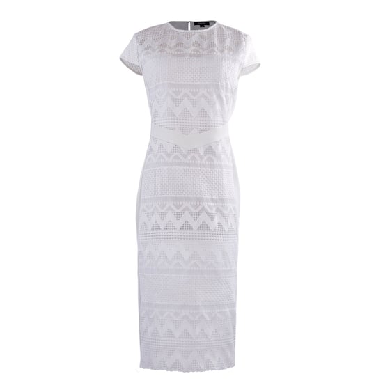 Tailor Cap Sleeves Lace Dress