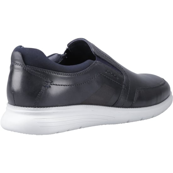 Pod Holden Leer/Textiel Heren Trainers Navy - Image 2